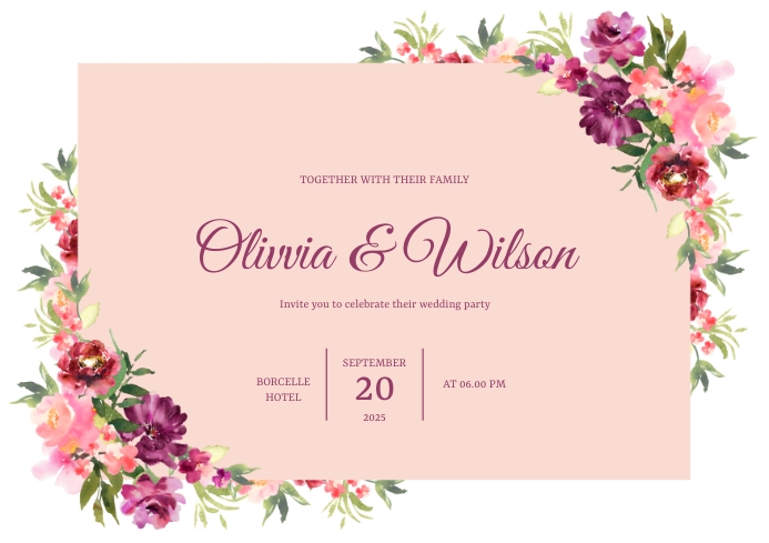 WEDDING PARTY Template PosterMyWall