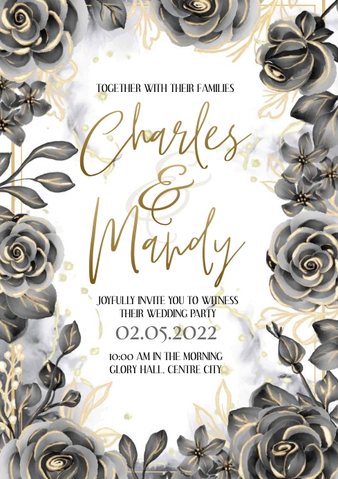 Wedding PARTY INVITE Invitation Template | PosterMyWall