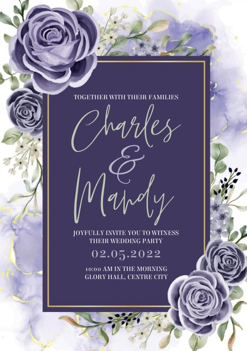 Wedding PARTY INVITE Invitation Template | PosterMyWall