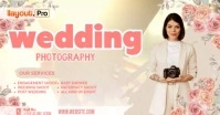 Wedding Photgraphy Floral Theme Obraz udostępniany na Facebooku template
