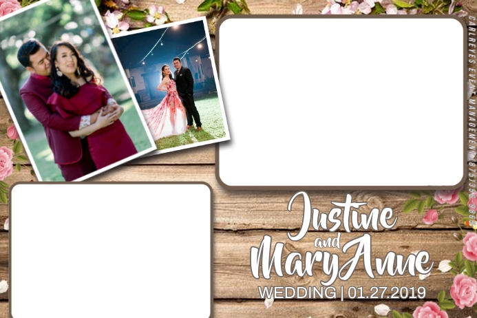 Wedding Photobooth 海报 template