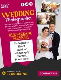Wedding Photographer Flyer (US Letter) template