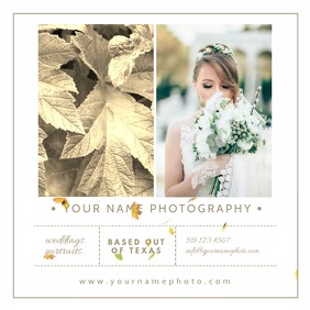 Wedding Photography Ad Instagram Post template