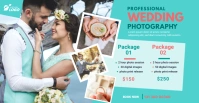 Wedding Photography Ad Facebook Event Cover template