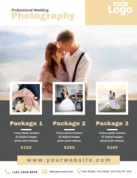 Wedding Photography Volantino (US Letter) template