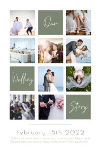 wedding photography family collage
