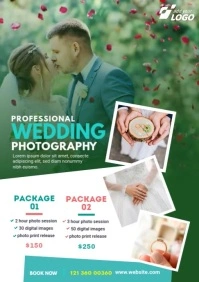 Wedding Photography Flyer A4 template
