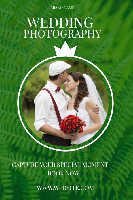 Wedding Photography Offer with Beautiful Coup Poster template