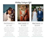 Wedding Photography Packages Price List Grote rechthoek template