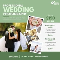 Wedding Photography Video Ad Publicação no Instagram template