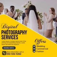 Wedding Photography Video Ads Publicação no Instagram template