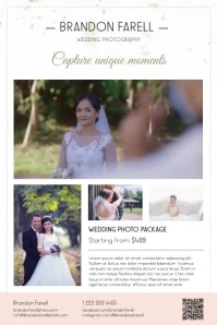Wedding Photography Video Poster Plakkaat template