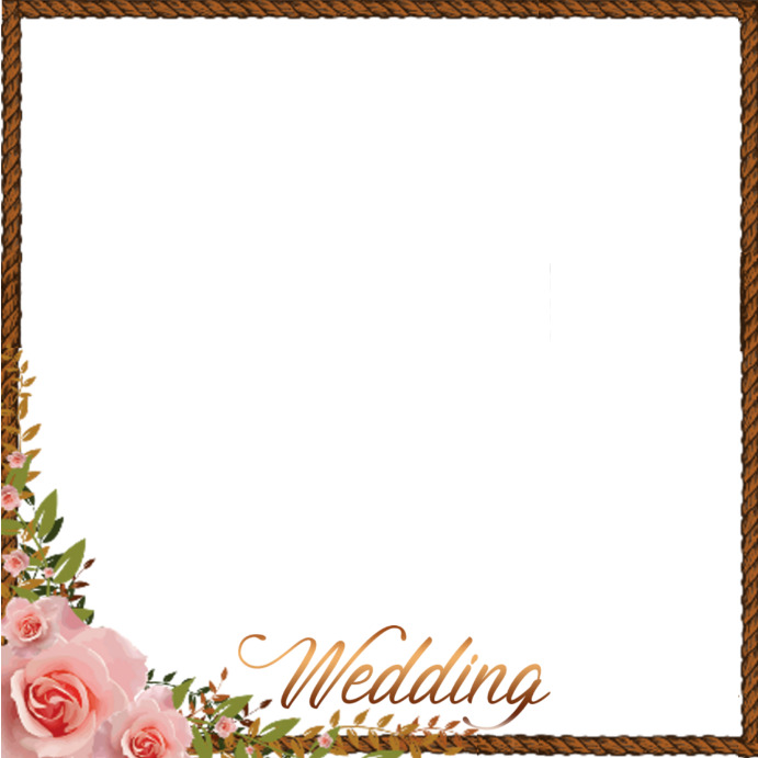 Wedding Border Templates Name Border Svg, Flourish Design Svg Wedding