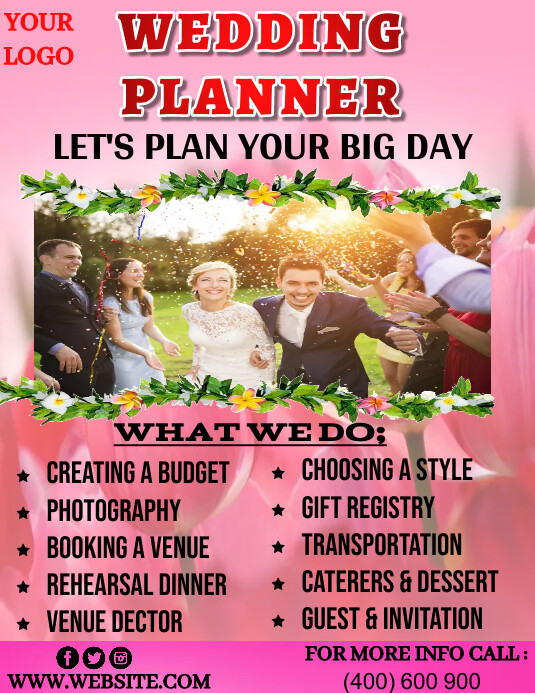 Planner Ad Examples Wedding planner ad social media template | PosterMyWall