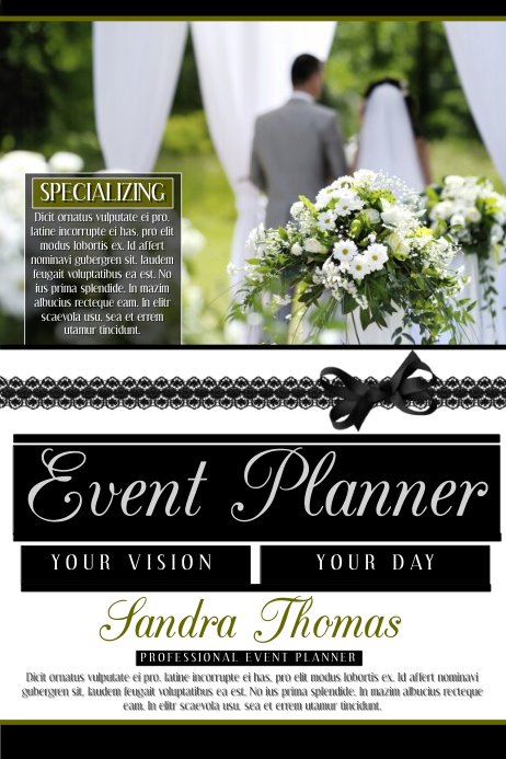 Wedding Planner template PosterMyWall Wedding Planner template PosterMyWall