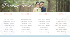 Wedding Planner Pricelist banner Facebook 共享图片 template
