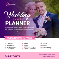 Wedding Planner Service ad Message Instagram template
