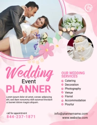 Wedding Planner Service Flyer template