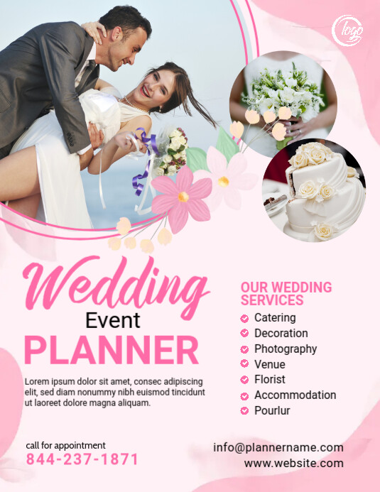 Incentive Flyer Template Wedding Wedding Event Agency Flyer Template