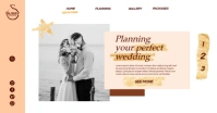 Wedding Planner Website ภาพที่แชร์บน Facebook template