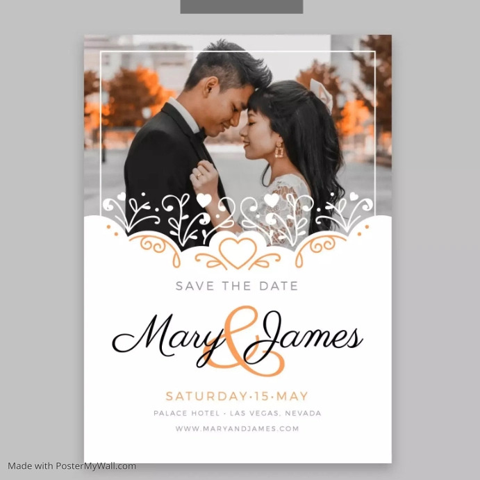 Copy of Wedding poster design template PosterMyWall Copy of Wedding poster design template PosterMyWall