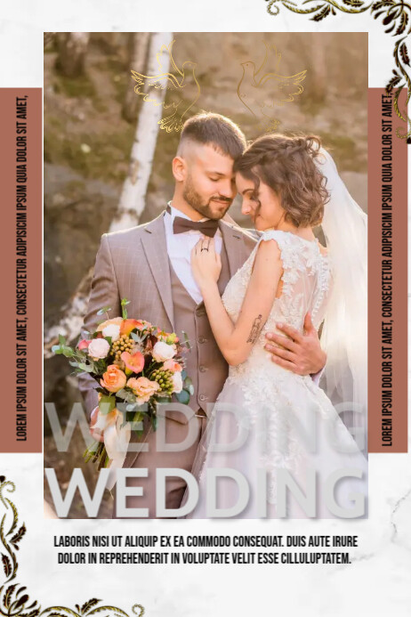 Wedding Poster Template PosterMyWall Wedding Poster Template PosterMyWall