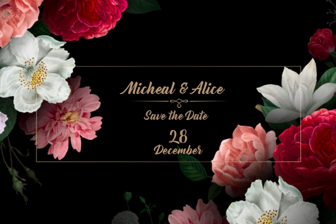 Wedding Poster Template PosterMyWall Wedding Poster Template PosterMyWall