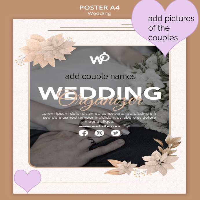 wedding poster Template PosterMyWall wedding poster Template PosterMyWall