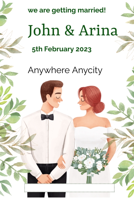 Wedding posters Template | PosterMyWall