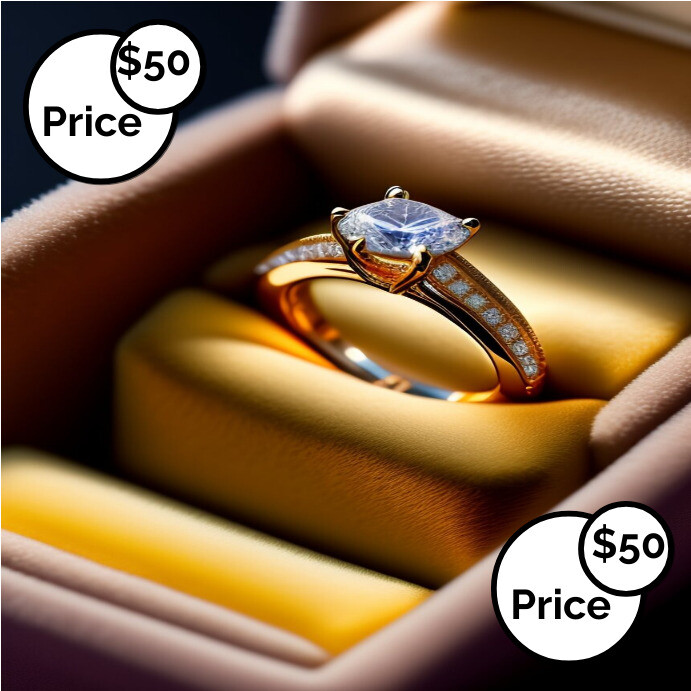 Wedding proposal ring Template | PosterMyWall