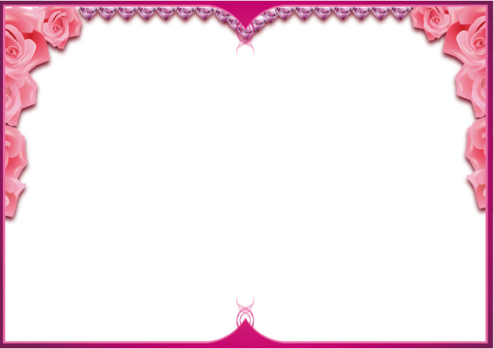 Wedding Red Decorative Borders Template PosterMyWall