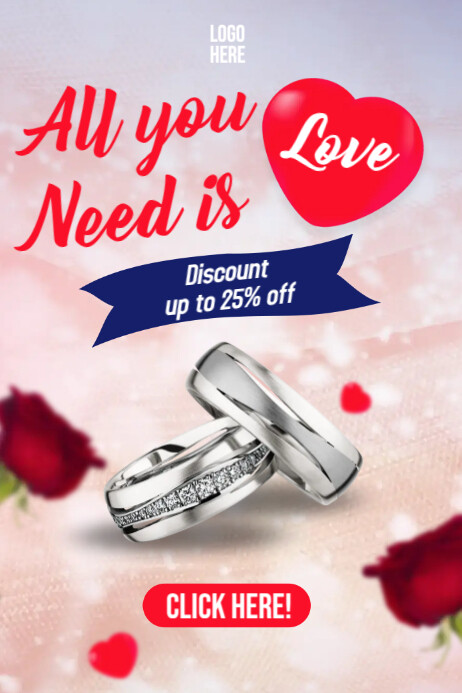 Copy of Wedding Ring Ads | PosterMyWall