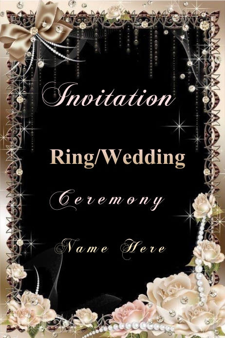 Send Ring Invitations Wedding Ring Invitations Designs Engagement Party Invitation Templates