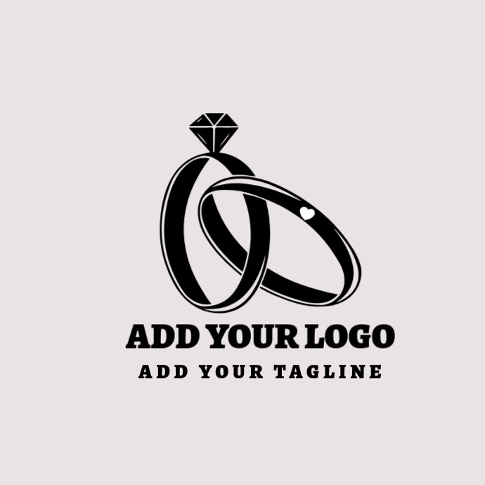 WEDDING RING LOGO/JEWELLERY BRAND LOGO Template | PosterMyWall