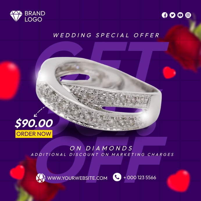 Wedding Ring Sale Template | PosterMyWall