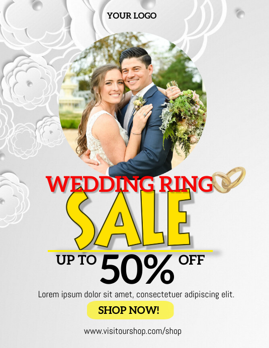 Wedding Ring Sale Flyer Template | PosterMyWall