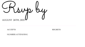 wedding rsvp template Twitter-opslag