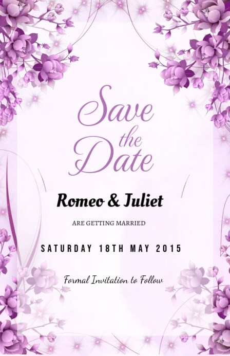 Vivid Save The Date Template Wedding Abstract Digital Art Vivid Save The Date Template Wedding Abstract Digital Art