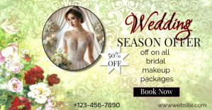 wedding season offer template Изображение, которым поделились на Facebook
