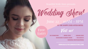 Wedding Show Facebook Cover Video Facebook-covervideo (16:9) template