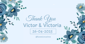 Wedding tag Facebook Event Cover template