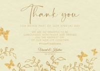 Image 3 for Template For Wedding Thank You Cards