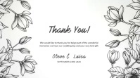 Wedding Thank You Digital card Template