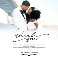 Wedding Thanksgiving Square (1:1) template