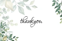 Wedding Thankyou Card Etiqueta template