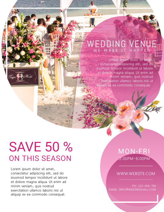 Wedding Venue Template Wedding Venue Template