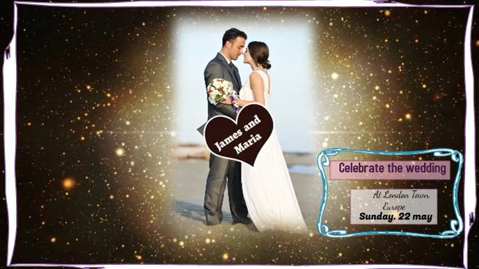 Wedding Video Template Canva Wedding Video Template Canva