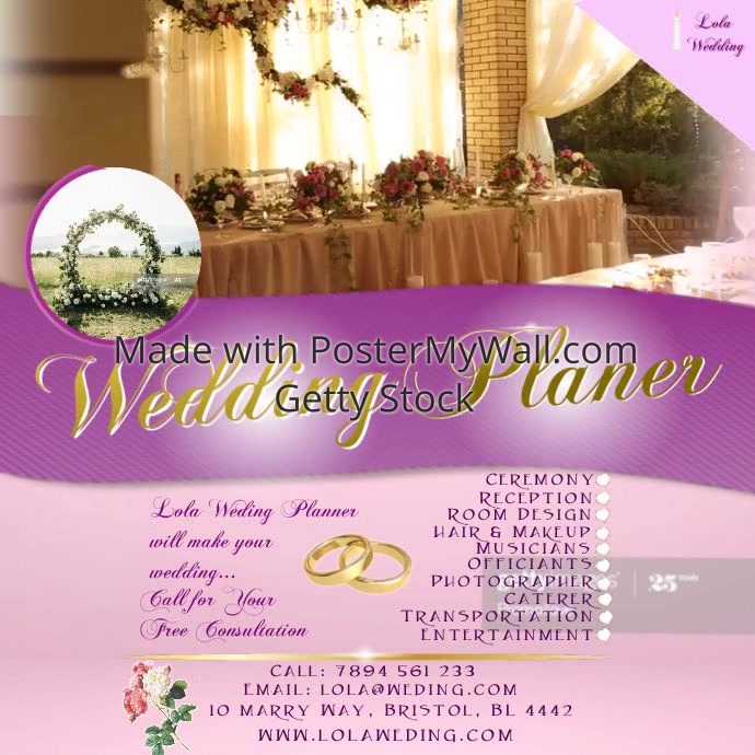Wedding Video1 Template Postermywall