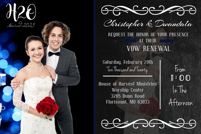 Wedding Vow Renewal Template PosterMyWall Wedding Vow Renewal Template PosterMyWall