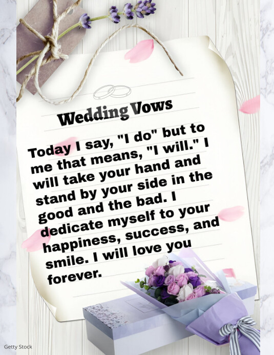 Notes Vows Wedding vows said together | Beachweddingtips.com